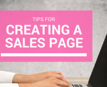 Tips For Creating a Sales Page