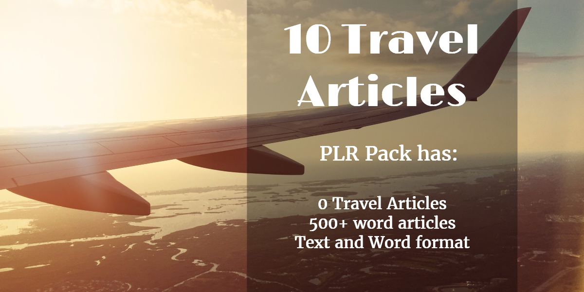 High-Quality Travel Safety Tips Pre-Written Content With PLR Rights
