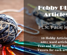 High-Quality Hobby Pre-Written Content With PLR Rights