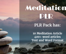 10 High-Quality Meditation Pre-Written Content With Private Label Rights