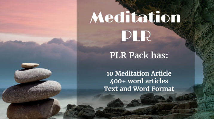 10 High-Quality Meditation Pre-Written Content With Private Label Rights