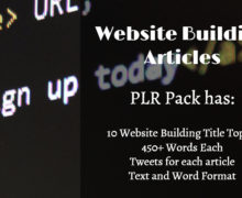 Website Building Articles