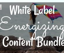 Energizing Yourself Content Bundle