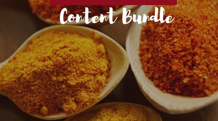 DFY Healing Spices Content Bundle