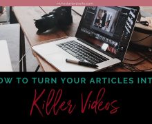 Turn Your Articles into Killer-BLOGPO