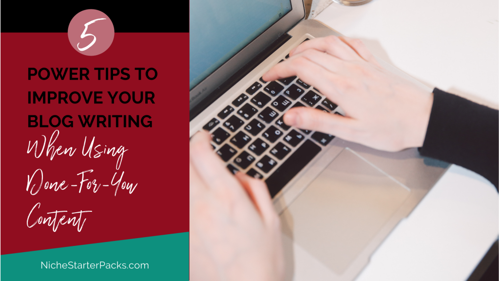 Power Tips to Improve Blog Post Writing